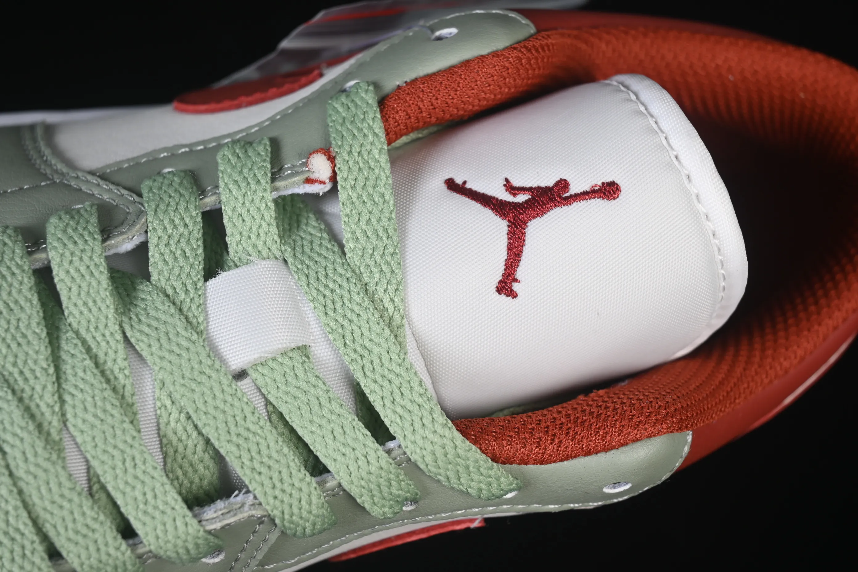 All categories Air Jordan Jordan series basketball shoes Air Jordan 1 Low Air Jordan 1 Low AJ1 Joe 1 white green red low-top cultural casual sneakers 553558-133